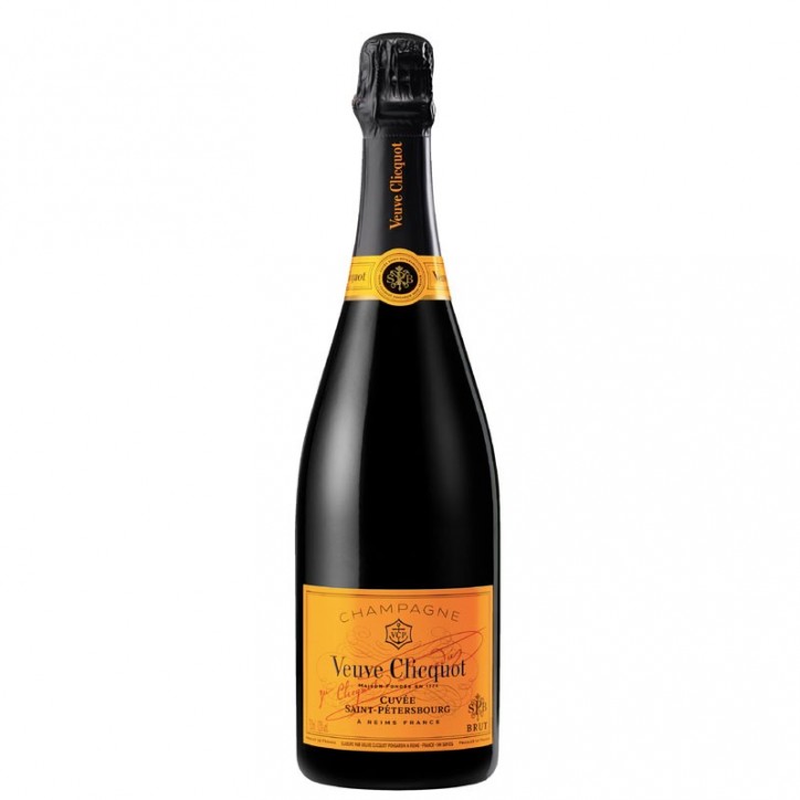 Champagne Veuve Clicquot Saint-Petersbourg CL75 Confezione Regalo + 2 Flute