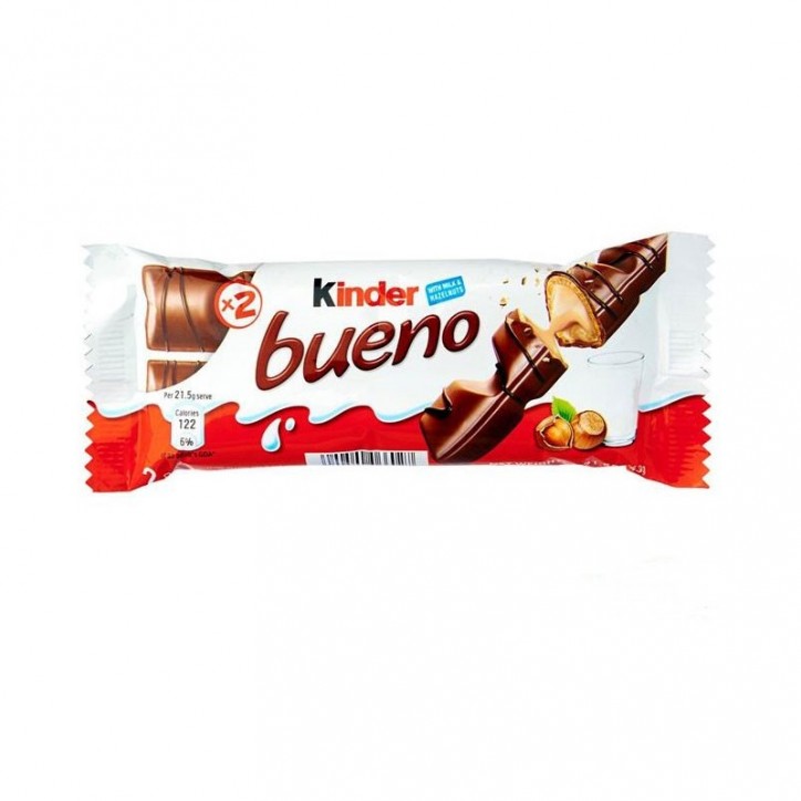 Ferrero Kinder Bueno Classico 43gr T2 Confezione da 30 Snack Ferrero Kinder Bueno Classico 43gr T2 Confezione da 30 Snack