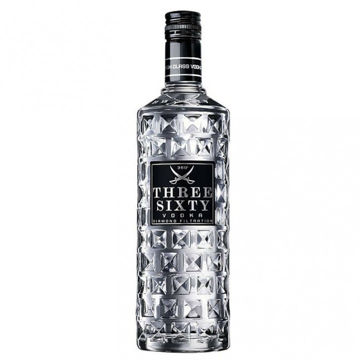 Vodka Three Sixty Diamond Filtrated 1 Litro Vodka Three Sixty Diamond Filtrated 1 Litro