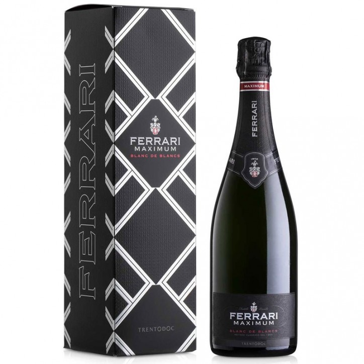 Ferrari Maximum Brut Blanc de Blancs Trento DOC cl75 Astucciato Ferrari Maximum Brut Blanc de Blancs Trento DOC cl75 Astucciato