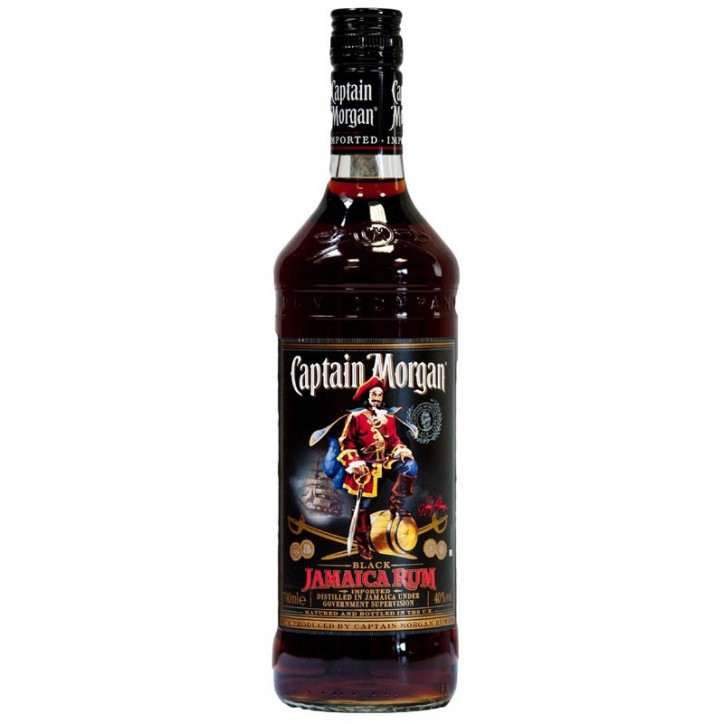 Rum Captain Morgan Black Jamaica 1 Litro Rum Captain Morgan Black Jamaica 1 Litro
