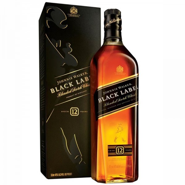 Whisky Johnnie Walker Black Label 12y Blended Scotch cl70
