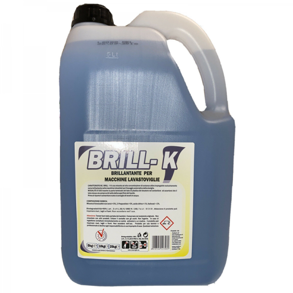 Dalkem Brill-K Brillantante per Macchine Lavastoviglie HACCP 5 Litri