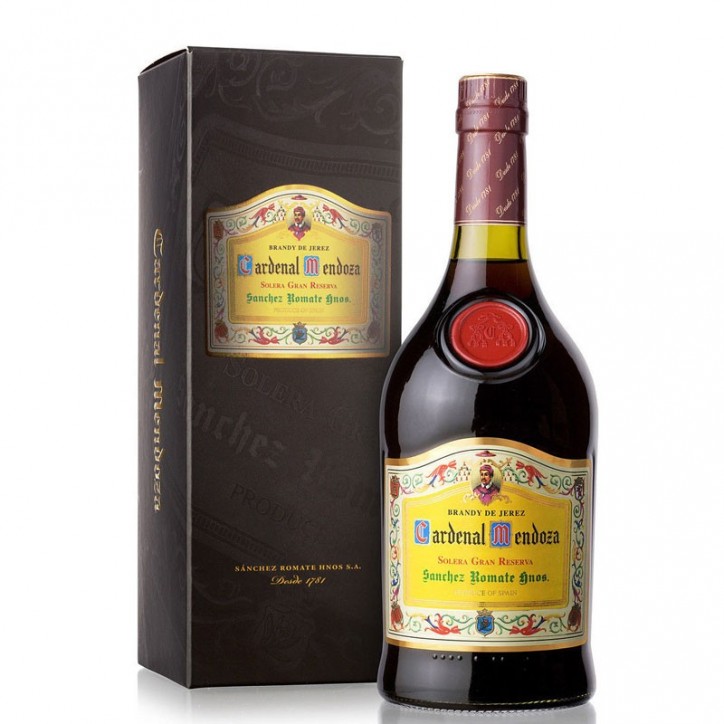 Brandy Cardenal Mendoza Solera Gran Reserva cl70 Astucciato Brandy Cardenal Mendoza Solera Gran Reserva cl70 Astucciato
