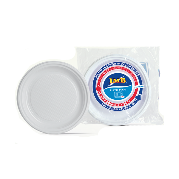 IMB Piatti Piani Per Microonde Multiuso in Polipropilene Serie 1000