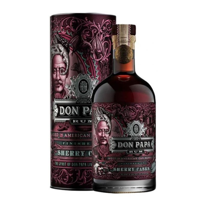 Don Papa Rum Sherry Casks Limited Edition cl70 Astucciato Don Papa Rum Sherry Casks Limited Edition cl70 Astucciato