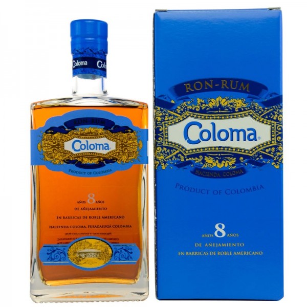 Rum Coloma 8y cl70 Astucciato