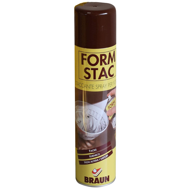 Braun Form Stac Staccante Spray Per Forme Alimentare 400ml Braun Form Stac Staccante Spray Per Forme Alimentare 400ml