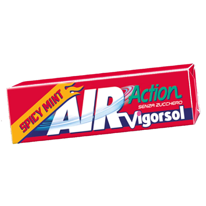Gomme Air Vigorsol Action Spicy Mint 40 stick Gomme Air Vigorsol Action Spicy Mint 40 stick