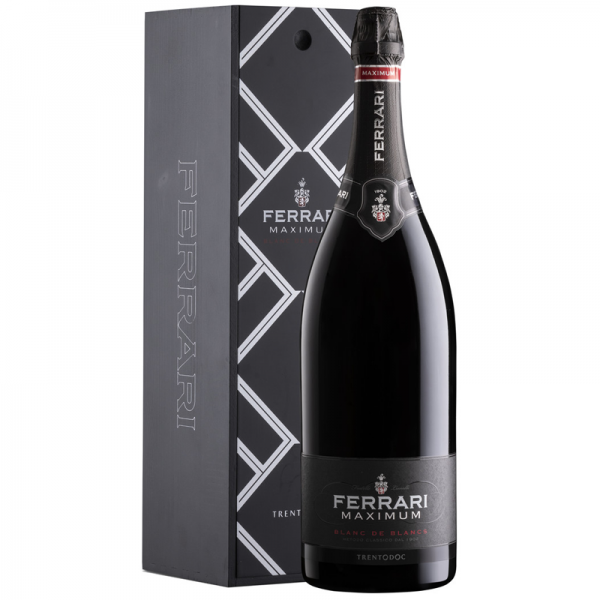 Ferrari Maximum Brut Blanc de Blancs Trento DOC 3 Litri Cofanetto in Legno