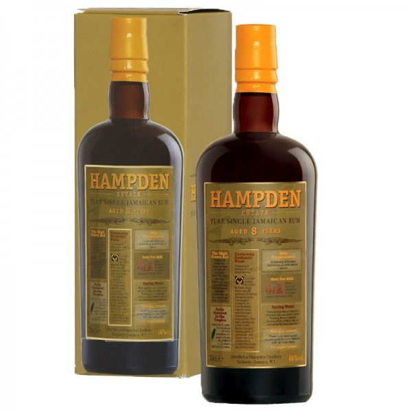 Hampden Estate Pure Single Jamaican Rum Aged 8y cl70 Astucciato