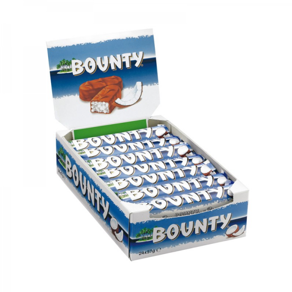 Bounty 57g T2 Confezione da 24 Snack