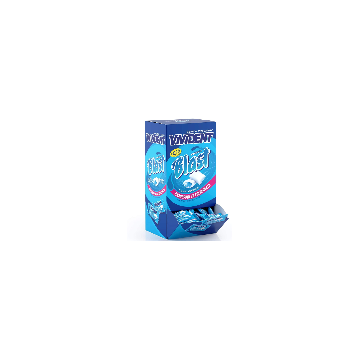 Vivident Fresh Blast Mono Dispenser da 200 Pezzi Vivident Fresh Blast Mono Dispenser da 200 Pezzi