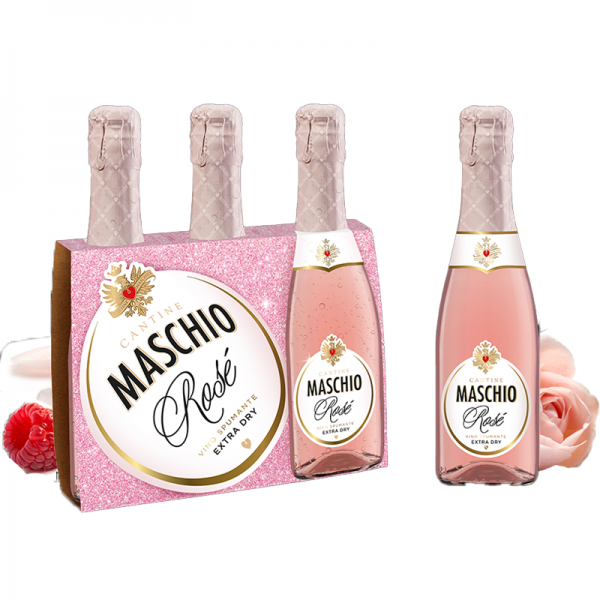 Cantine Maschio Rosé Extra Dry Mignon cl20 x3 Bottigline