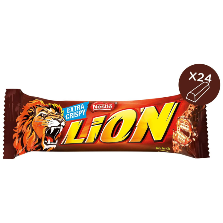 Nestle Lion 42gr Confezione da 24 Snack