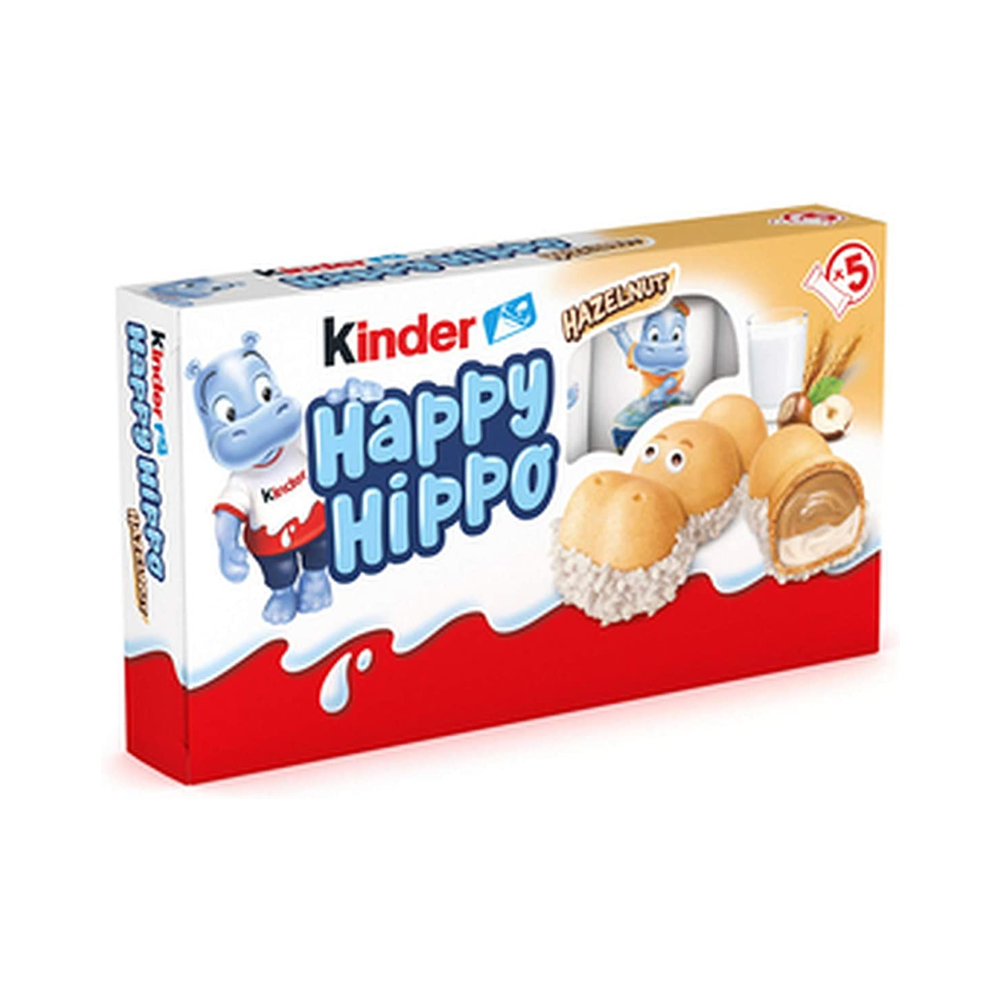 Kinder Happy Hippo al Cioccolato - Scatola da 5 Pezzi