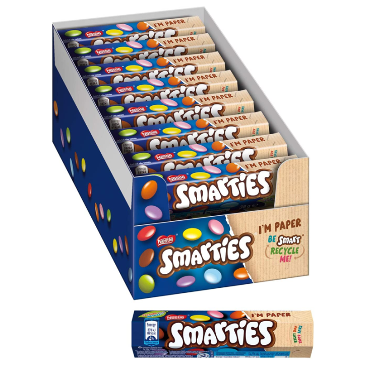 Nestle Smarties 38gr Confezione da 24 Snack Nestle Smarties 38gr Confezione da 24 Snack