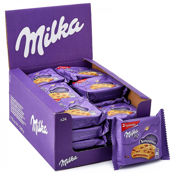 Milka Cookies T2 Confezione da 24 Snack