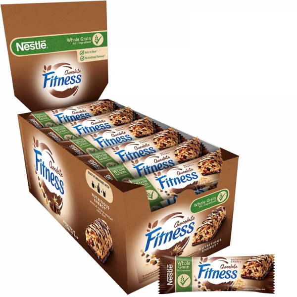 Fitness al Cioccolato Fondente 23,5gr Confezione da 24 Barrette