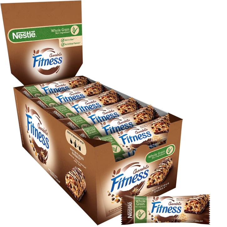 Fitness al Cioccolato Fondente 23,5gr Confezione da 24 Barrette