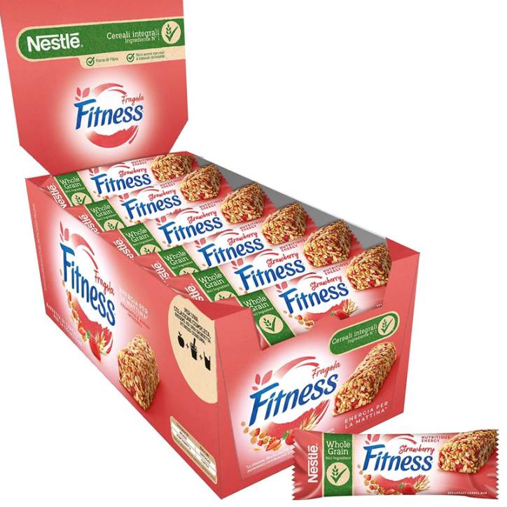 Fitness Gusto Fragola 23,5gr Confezione da 24 Barrette