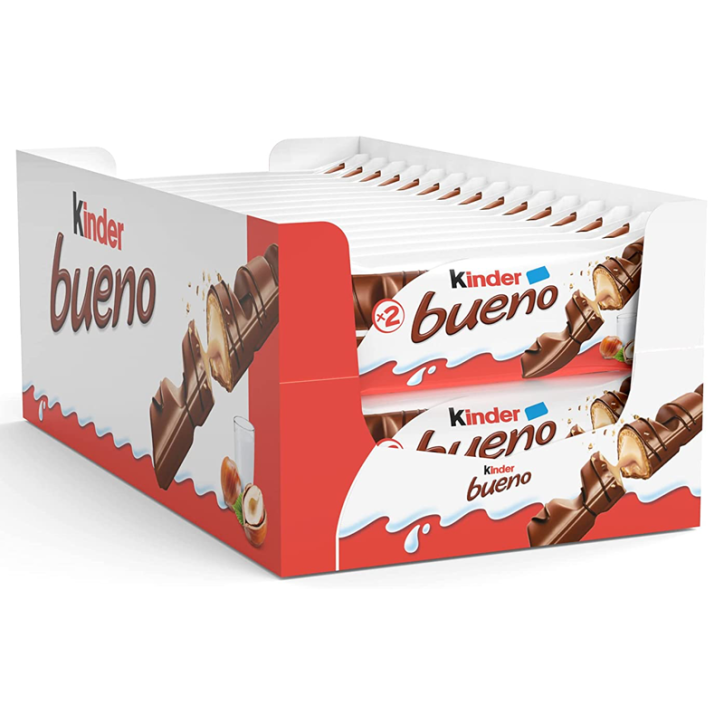 Ferrero Kinder Bueno Classico 43gr T2 Confezione da 30 Snack Ferrero Kinder Bueno Classico 43gr T2 Confezione da 30 Snack