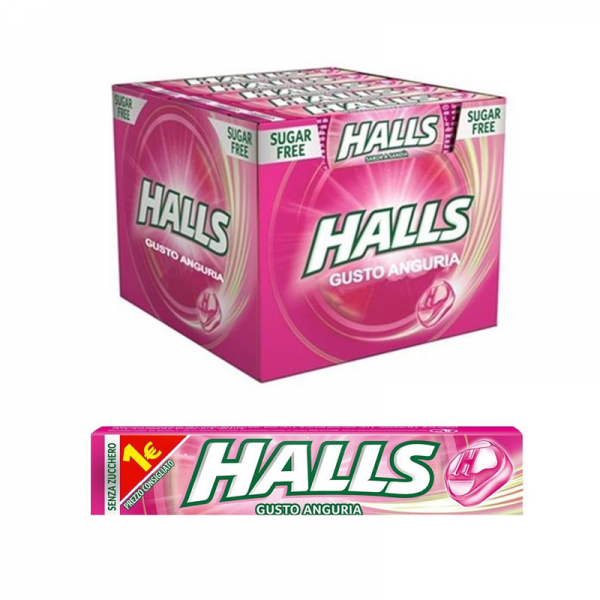 Halls Anguria Senza Zucchero 20 Stick