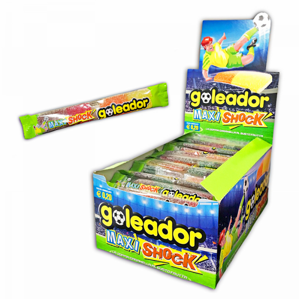 Goleador Maxi Shock Doppia Caramella Gusto Frutto 130 Pezzi