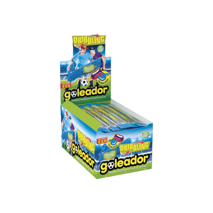 Goleador Dribbling Sour Coloralingua Gusto Lampone 144 Pezzi