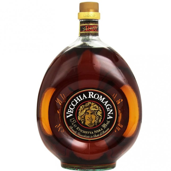 Brandy Vecchia Romagna Etichetta Nera 1,5Litri Brandy Vecchia Romagna Etichetta Nera 1,5Litri