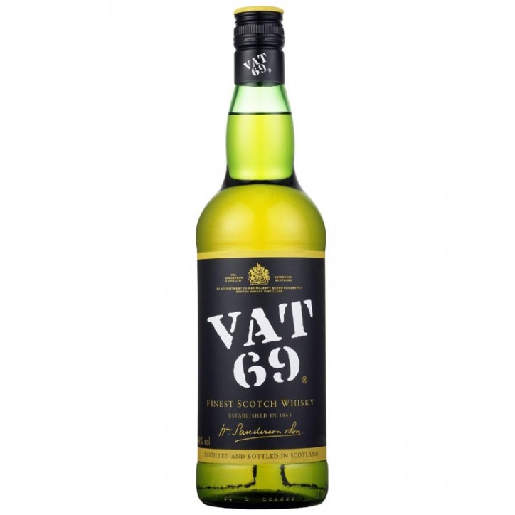 Whisky Vat 69 Finest Scotch Whisky cl70 Whisky Vat 69 Finest Scotch Whisky cl70
