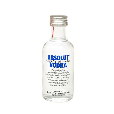 Vodka Absolut Liscia cl5 Confezione da 12 Mignon