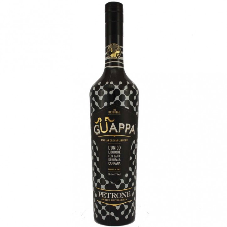 Petrone Guappa cl70 Liquore al Latte di Bufala Petrone Guappa cl70 Liquore al Latte di Bufala