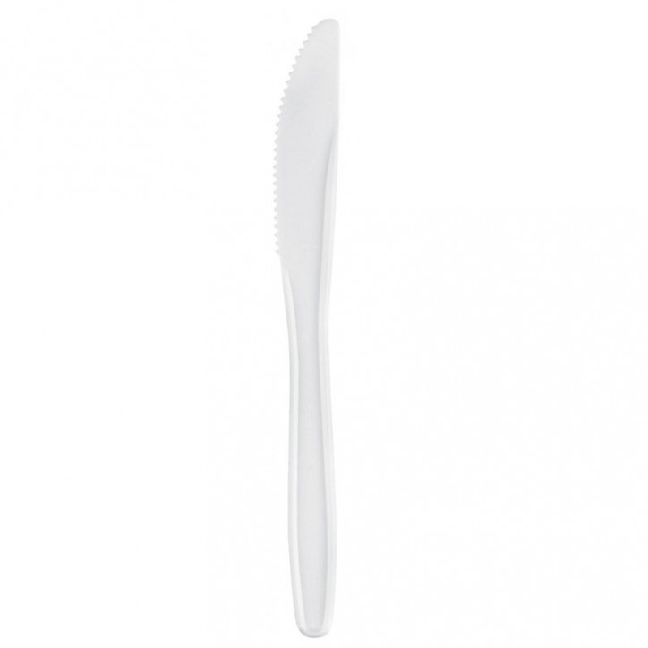 Coltelli Plastica Bianca 100Pz