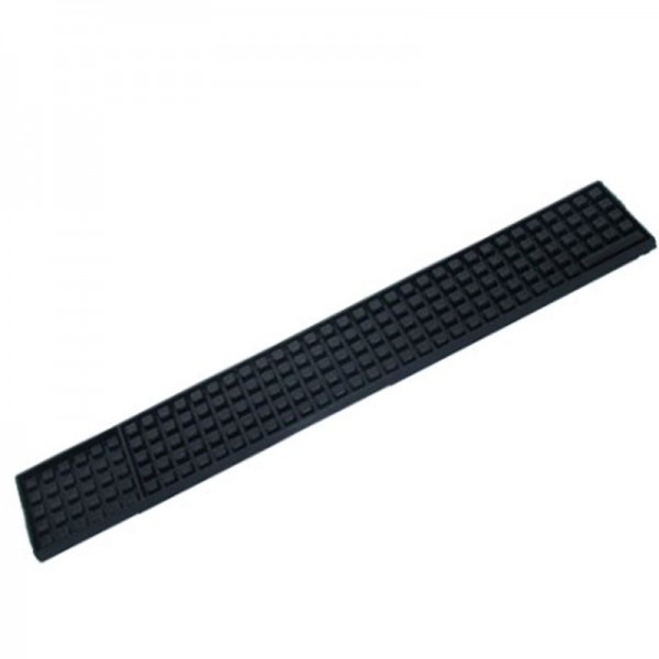 Bar Mat Tappetino Professionale da Banco Nero cm57x12