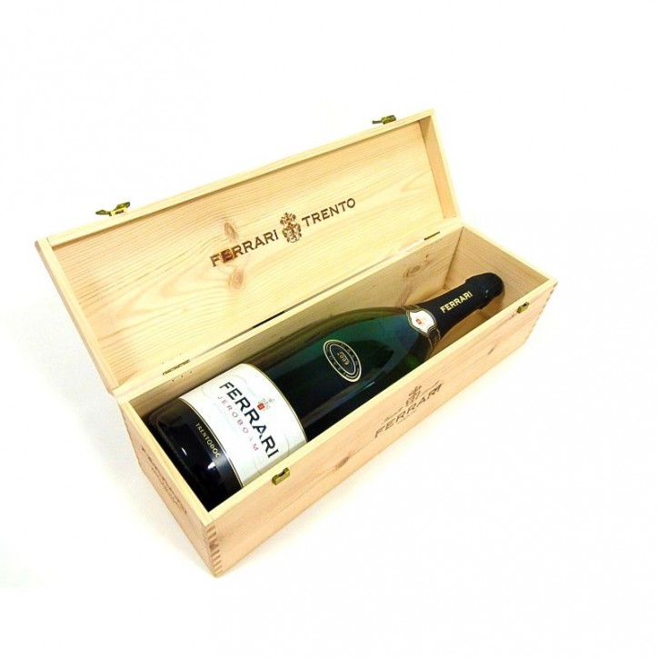Ferrari Trento Doc Brut Jeroboam 3Litri Cassetta Legno Ferrari Trento Doc Brut Jeroboam 3Litri Cassetta Legno