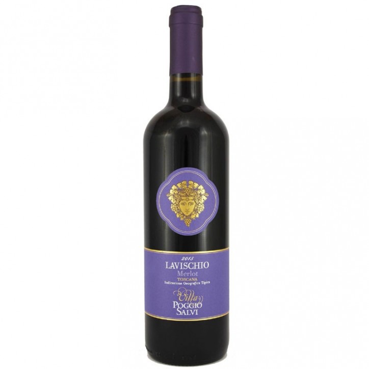 Villa Poggio Salvi Lavischio Merlot Toscana Rosso IGT cl75 Villa Poggio Salvi Lavischio Merlot Toscana Rosso IGT cl75
