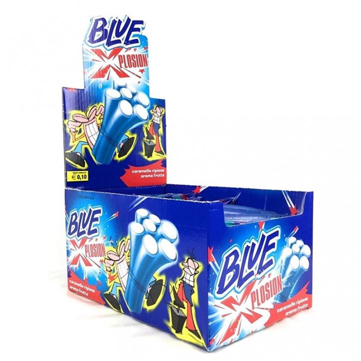 Blue Xplosion Dispenser 150 Caramelle Ripiene