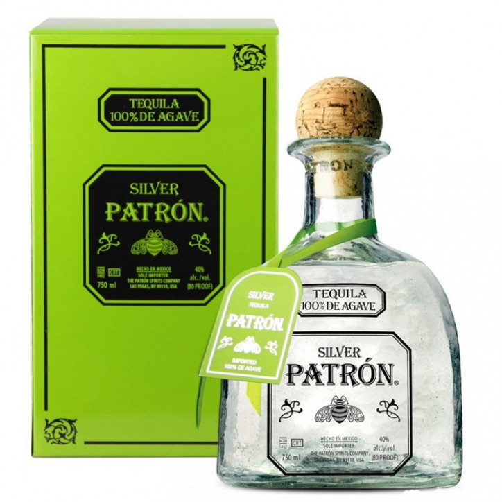 Patron Silver Tequila cl70 Astucciata Patron Silver Tequila cl70 Astucciata