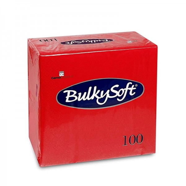 BulkySoft Tovagliolino Rosso cm24x24