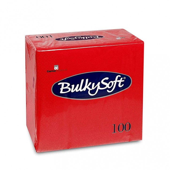 BulkySoft Tovagliolino Rosso cm24x24 BulkySoft Tovagliolino Rosso cm24x24