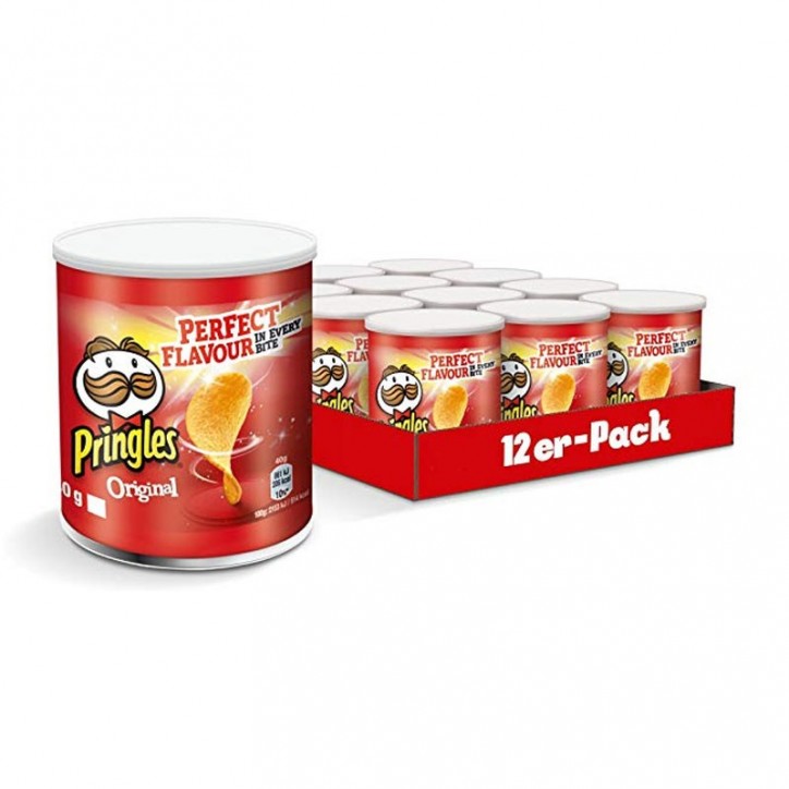 Pringles Original 40gr Confezione da 12 Snack