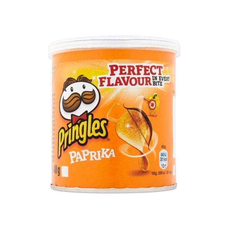 Pringles Paprika 40gr Confezione da 12 Snack